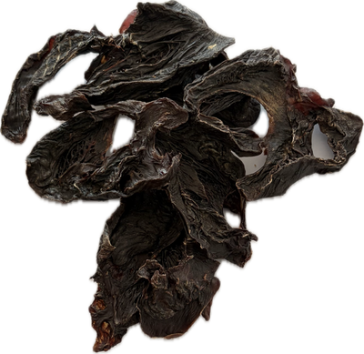 A pile of dehydrated kangaroo hearts.